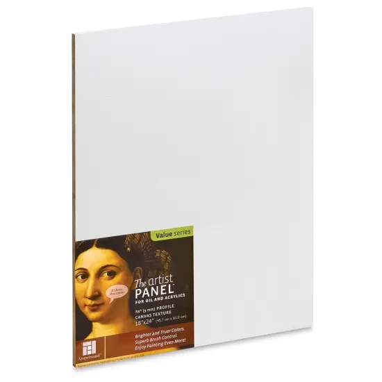 Ampersand Value Series Artist Panel - Textured, 18" x 24", 3/8" Profile {1}