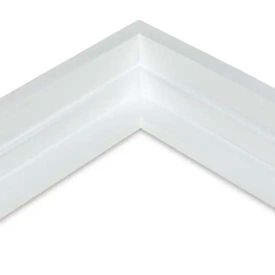 Ampersand Floaterframe - Bold, White 8" x 8", 1-1/2" {1}