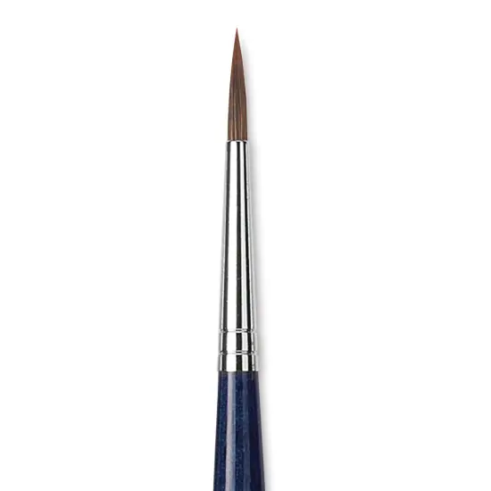 Da Vinci Cosmotop Sable Mix B Brush - Round, Short Handle, Size 4 {1}