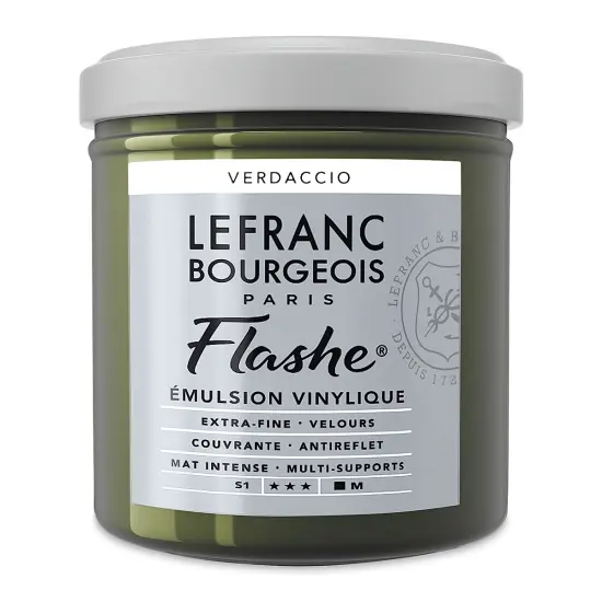 Lefranc & Bourgeois Flashe Vinyl Paint - Verdaccio, 125 ml jar {2}