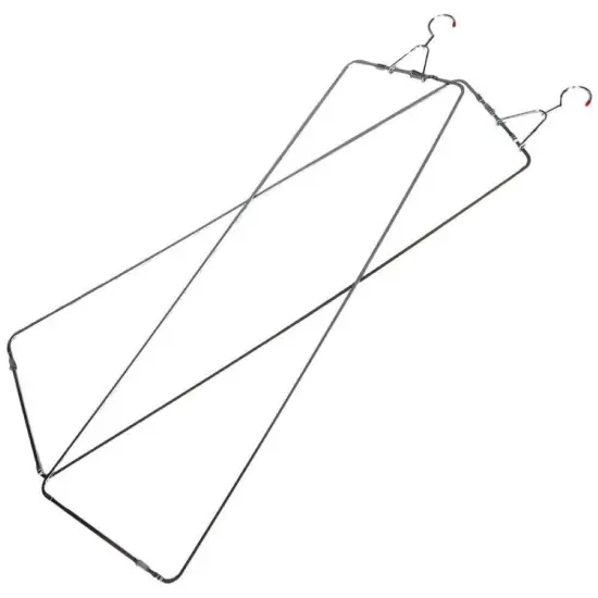 Lehman's Pants Hangers, Hang to Dry Stretchers for Perfect Creased Wrinkle-Free Slacks Without Ironing, 2 Pairs {1}