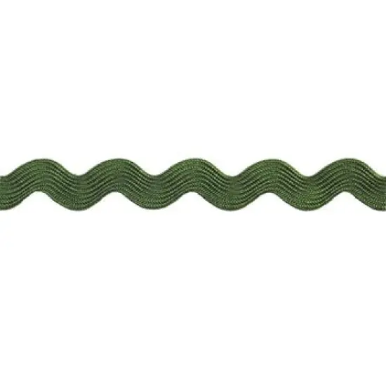 Belagio Medium Ric Rac Trim, 0.75" Wide, 25-Yard Bolt, Hunter Green {1}