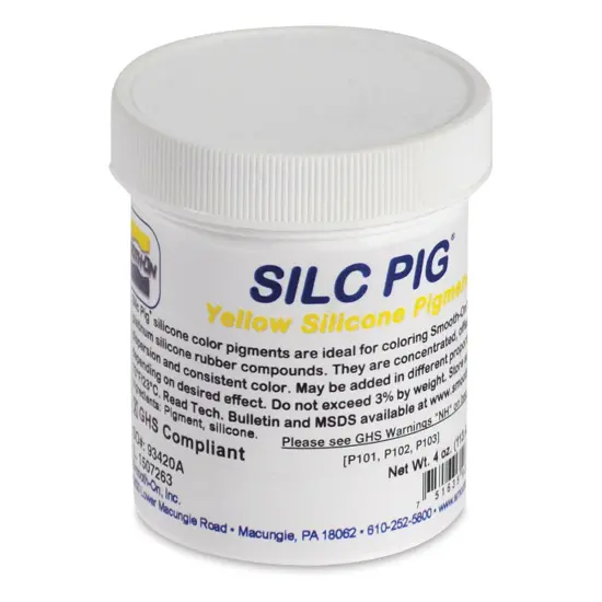 Smooth-On Silc Pig Silicone Color Pigment - Yellow, 4 oz {1}