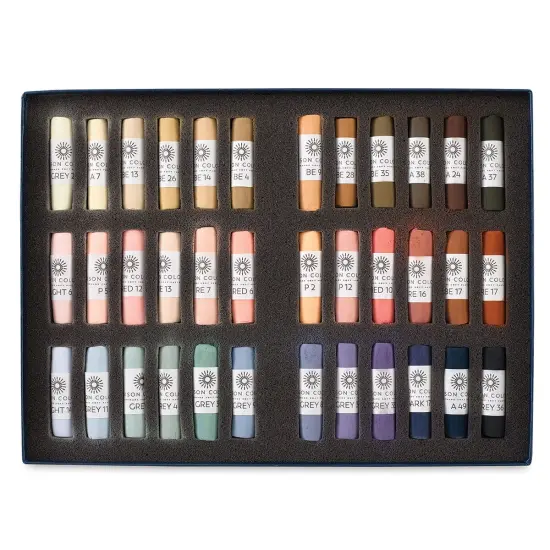 Unison Handmade Pastel Set - Portrait Colors, Set of 36, Full Stick {2}