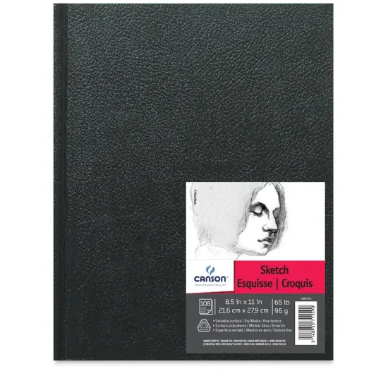Canson Universal Hardbound Sketchbook - 8-1/2" x 11", 108 Sheets {2}