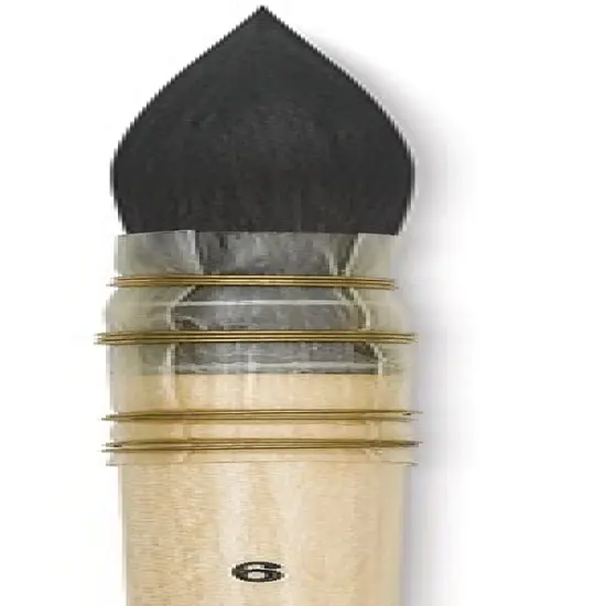 Isabey Original Siberian Blue Squirrel Brush - Quill Mop, Short Handle, Size 6 {2}