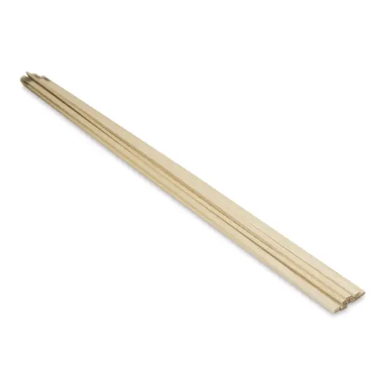 Midwest Products Balsa Wood Strips - 10 Pieces, 3/16" x 3/8" x 36" {1}