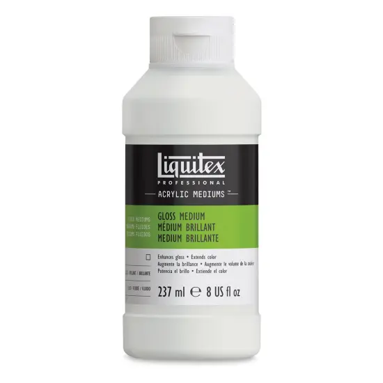 Liquitex Fluids Acrylic Medium - Gloss, 8 oz bottle {1}