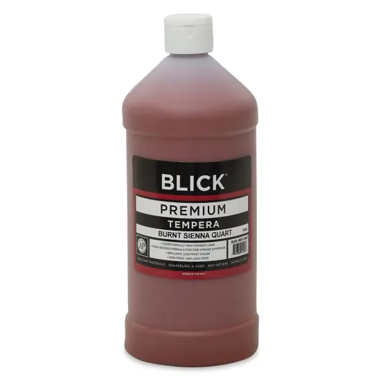 Blick Premium Grade Tempera - Burnt Sienna, Quart {1}