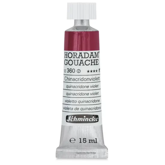 Schmincke Horadam Artist Gouache - Quinacridone Violet, 15 ml tube {1}
