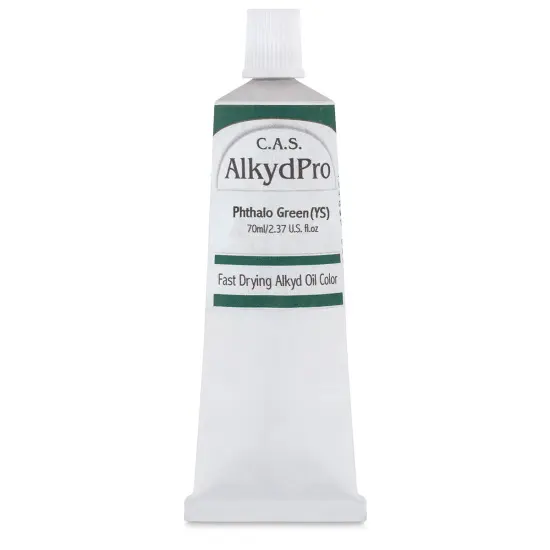CAS AlkydPro Fast-Drying Alkyd Oil Color - Phthalo Green Yellow Shade, 70 ml tube {1}