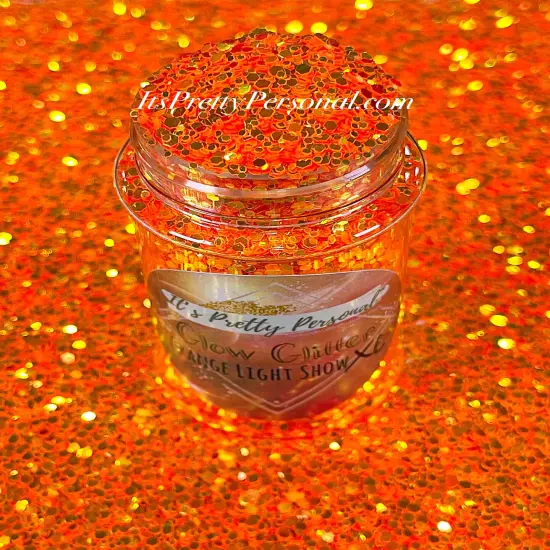 &ldquo;ORANGE Light Show XL&rdquo;-GLOW Glitter {2}