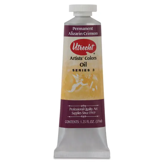 Utrecht Artists' Oil Paint - Permanent Alizarin Crimson, 37 ml tube {1}