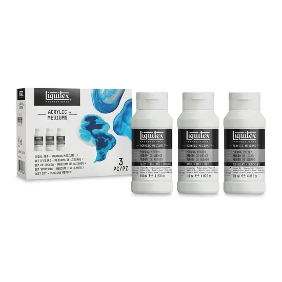 Liquitex Effects Pouring Medium - Trial Set of 3, Bottles {1}