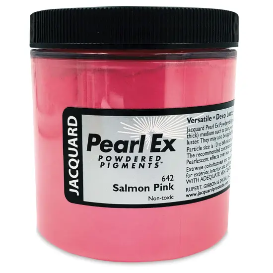 Jacquard Pearl-Ex Pigment - 4 oz, Salmon Pink, Jar {1}