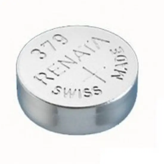 Renata Watch Battery Swiss Made Renata 379 or SR521SW OR AG0 1.5V (1 Battery, 379 or SR 521 SW) {1}