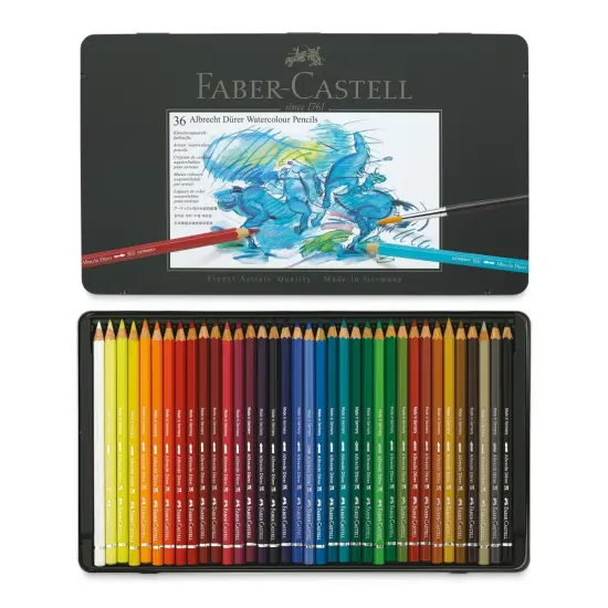 Faber-Castell Albrecht Durer Watercolor Pencils- Assorted Colors, Set of 36 {2}