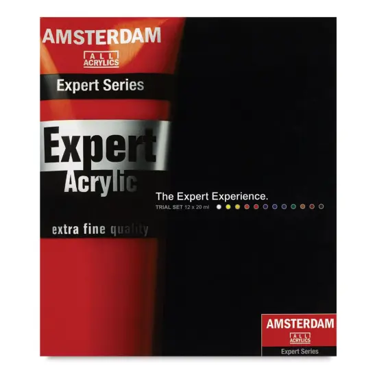 Amsterdam Expert Series Acrylic Paints - Set of 12, Assorted Colors, 20 ml Tubes {1}