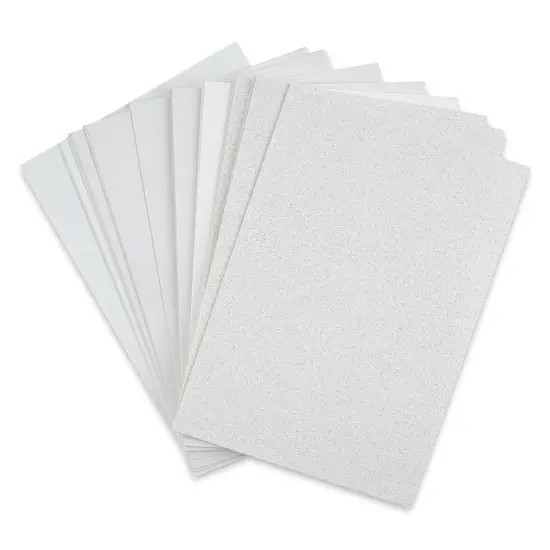 Sizzix Surfacez Opulent Cardstock - Ivory, Package of 50 Sheets, 8"W x 11-1/2"L, 250 gsm {1}