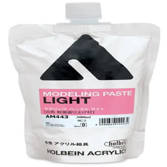 Holbein Acrylic Medium - Light Modeling Paste, 300 ml pouch {1}