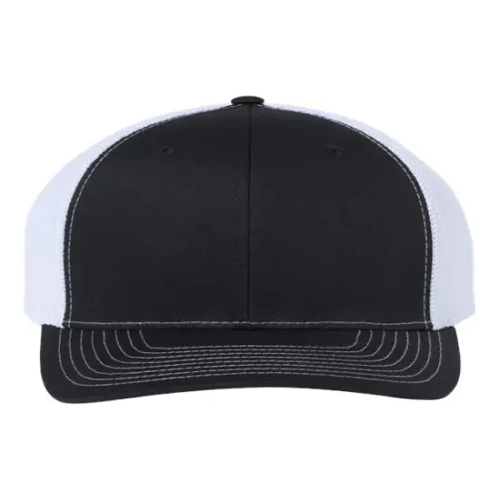 Richardson&reg; R-Flex Adjustable Trucker Cap Heather Grey/ Black {6}