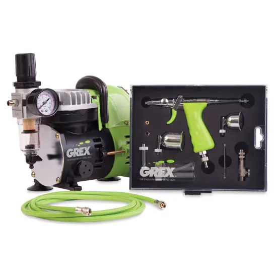 Grex Airbrush Combo Kit - Tritium Side Feed Airbrush {2}