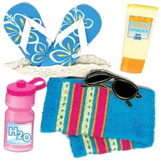 Jolee's Boutique Beach Accessories Dimensional Stickers {1}