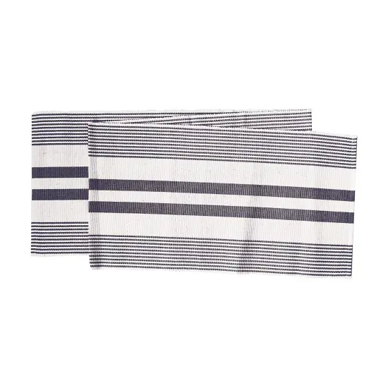 Classic Stripe Woven Table Runner {2}