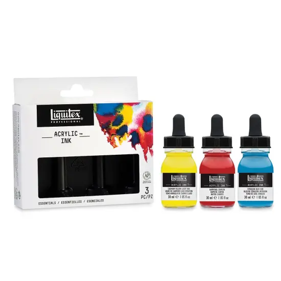 Liquitex Professional Acrylic Ink Set - Basic Colors, Set of 3, 30 ml {2}