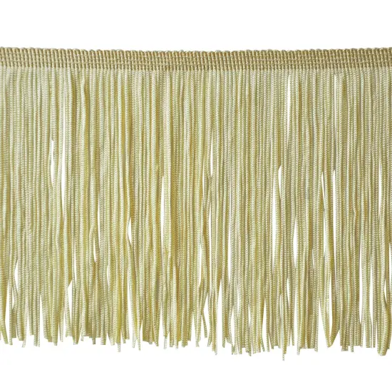 Belagio Chainette Fringe, 4" Wide, 10-Yard Bolt, Ivory {1}
