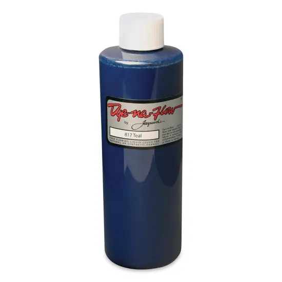 Jacquard Dye-Na-Flow Fabric Color - Teal, 8 oz bottle {1}