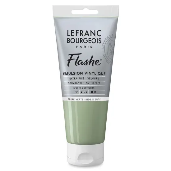 Lefranc & Bourgeois Flashe Vinyl Paint - Iridescent Green Earth, 80 ml {1}