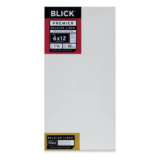 Blick Premier Belgian Linen - 6" x 12", Oil-Primed, 1-3/8" Profile {1}
