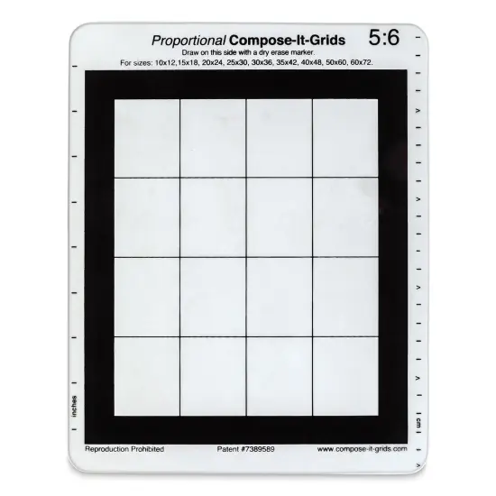 Compose It Grid - 8" x 10", Single Grid, 5:6 {1}