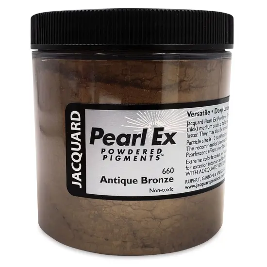 Jacquard Pearl-Ex Pigment - 4 oz, Antique Bronze, Jar {1}