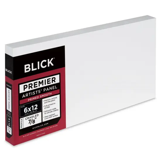 Blick Premier Artists' Panel - Traditional Cradle, 7/8", 6" x 12" {1}