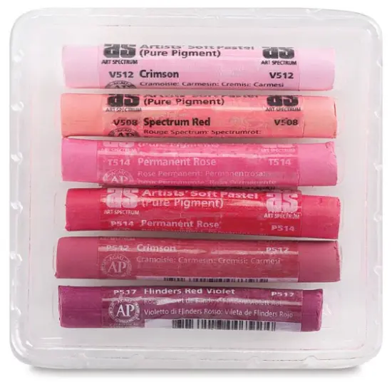 Art Spectrum Pastel 6ix Pack Set - Red Wine & Rose, Set of 6 {2}