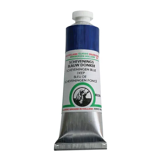 Old Holland Classic Oil Color - Scheveningen Blue Deep, 40 ml tube {1}