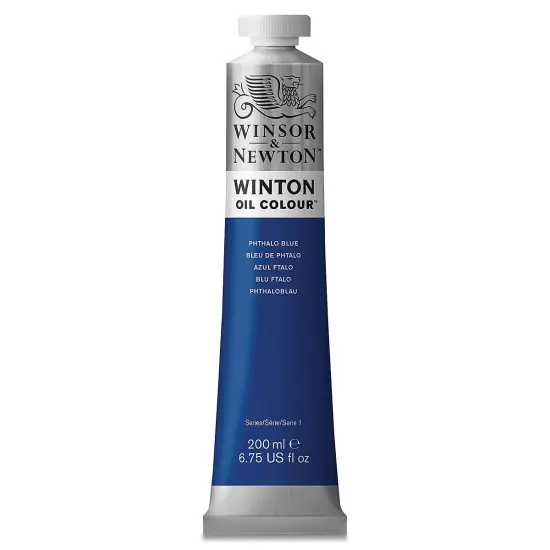 Winsor & Newton Winton Oil Color - Phthalo Blue, 200 ml tube {2}