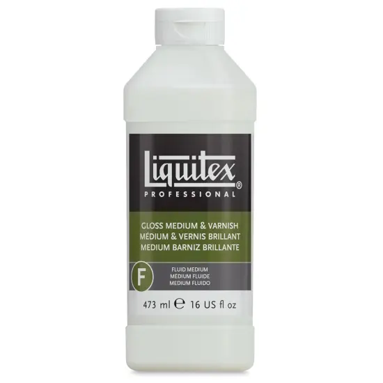 Liquitex Fluids Acrylic Medium -Gloss, 16 oz bottle {2}