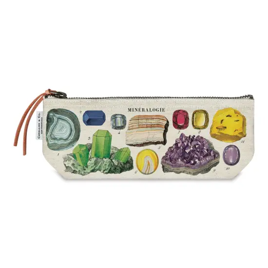 Cavallini Mineralogy Mini Cotton Pouch {1}