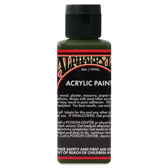 Alpha6 Alphakrylic Acrylic Paint - Army Green, 5 oz {1}