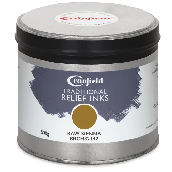 Cranfield Traditional Relief Ink - Raw Sienna, 500 g {1}