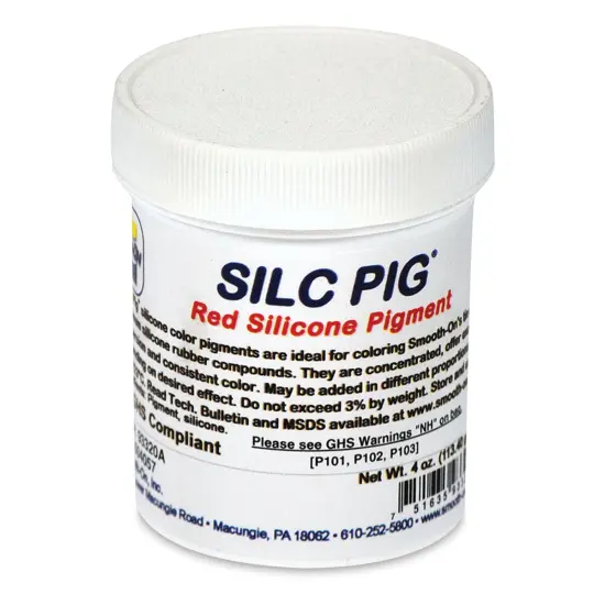 Smooth-On Silc Pig Silicone Color Pigment - Red, 4 oz {1}