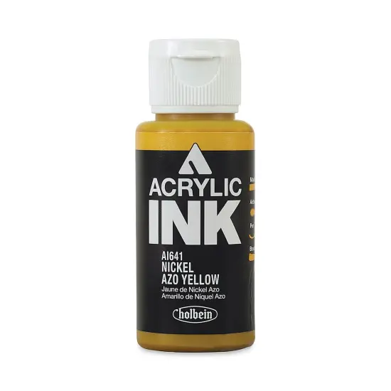 Holbein Acrylic Ink - Nickel Azo Yellow, 30 ml {1}