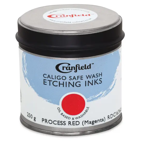 Cranfield Caligo Safe Wash Etching Ink - Process Red (Magenta), 250 g Can {1}