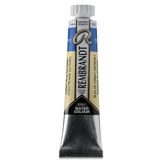 Rembrandt Artist Watercolors - Cobalt Blue Ultramarine, 20 ml tube {1}