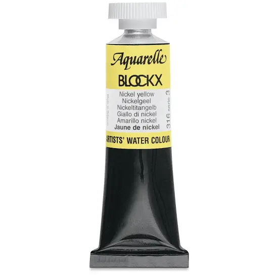 Blockx Artists' Watercolor - Nickel Yellow, 15 ml Tube {1}
