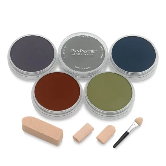 PanPastel Artists&rsquo; Painting Pastels Set - Extra Dark Shades, Set of 5 {1}