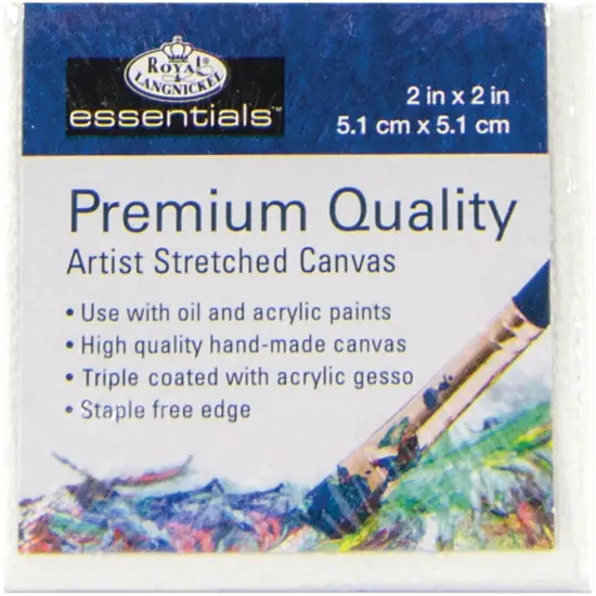 Royal Langnickel essentials(TM) Premium Stretched Canvas-2"x2" {1}
